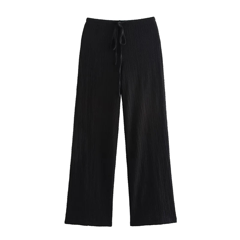 Leonor - Conjunto Elegante con Pantalón Palazzo