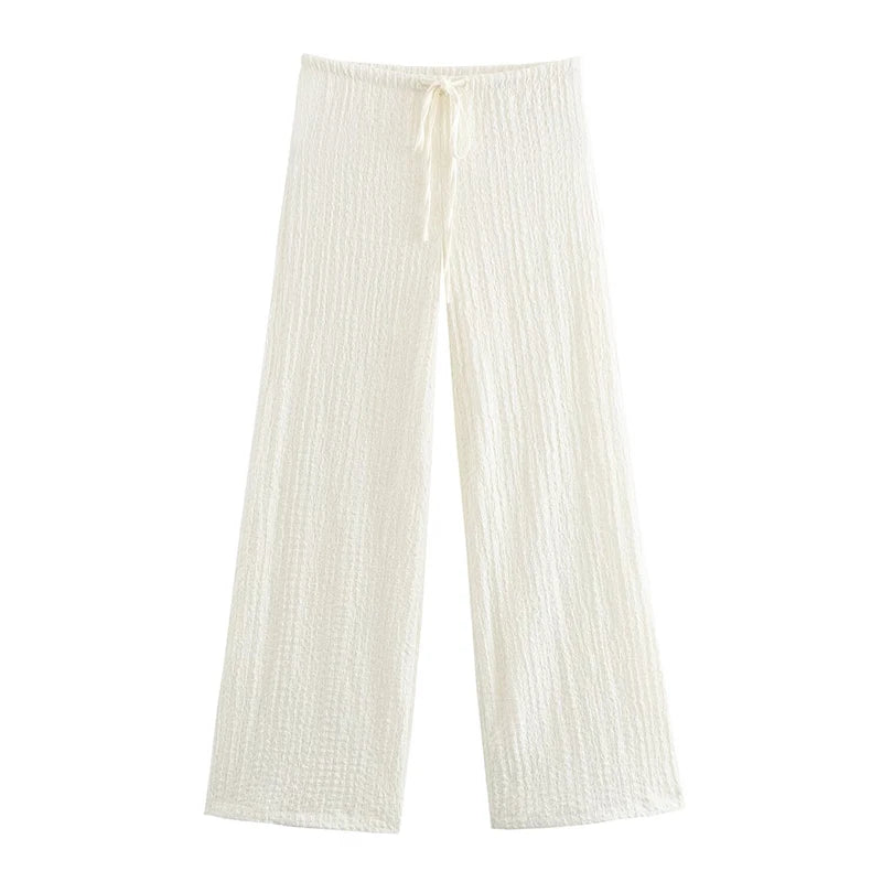 Leonor - Conjunto Elegante con Pantalón Palazzo