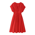Caliope - Vestido Midi Vintage Fluido