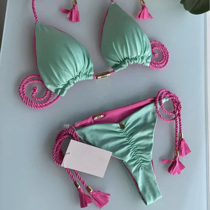 Kendal - Bikini Estampado Verano, Secado Rápido y Ajuste Perfecto