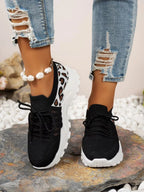 Leona - Zapatillas Canvas Leopardo Slip-On