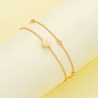 Corazón - Collar y Pulsera Set Elegancia