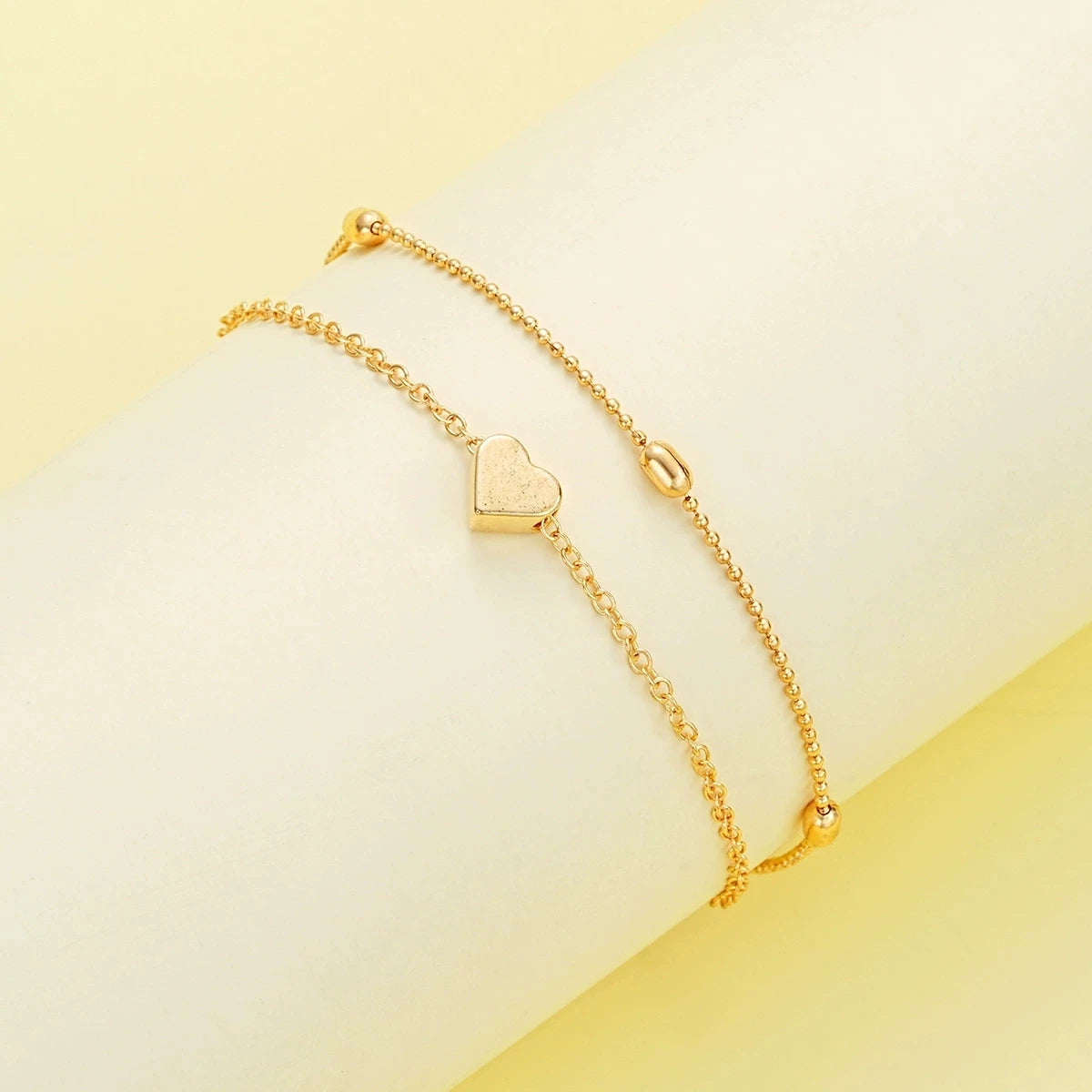 Corazón - Collar y Pulsera Set Elegancia