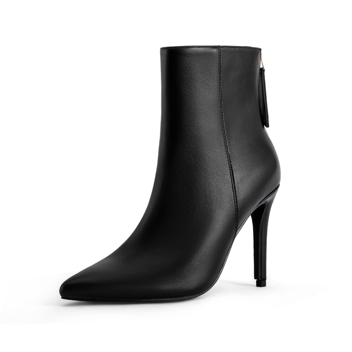 Briana – Botines de polipiel con tacón de aguja