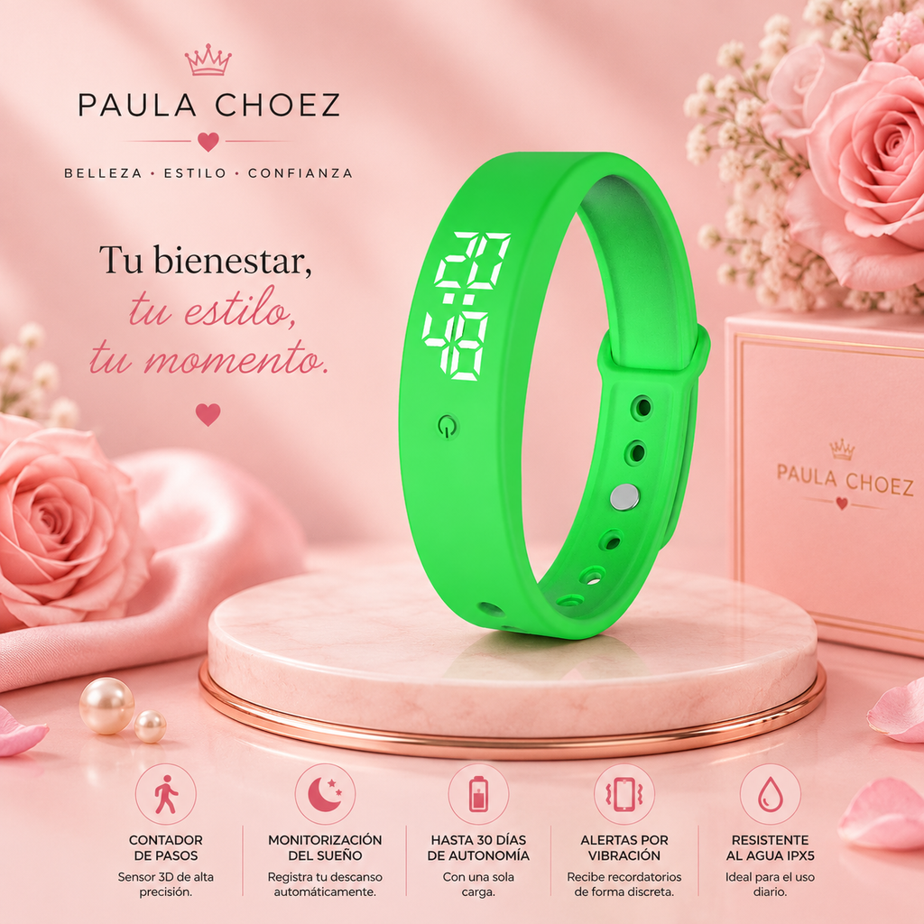 Valeria - Reloj Inteligente Actividad, Sueño y Batería de 30 Días