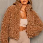 Lena - Chaqueta corta de lana de borrego