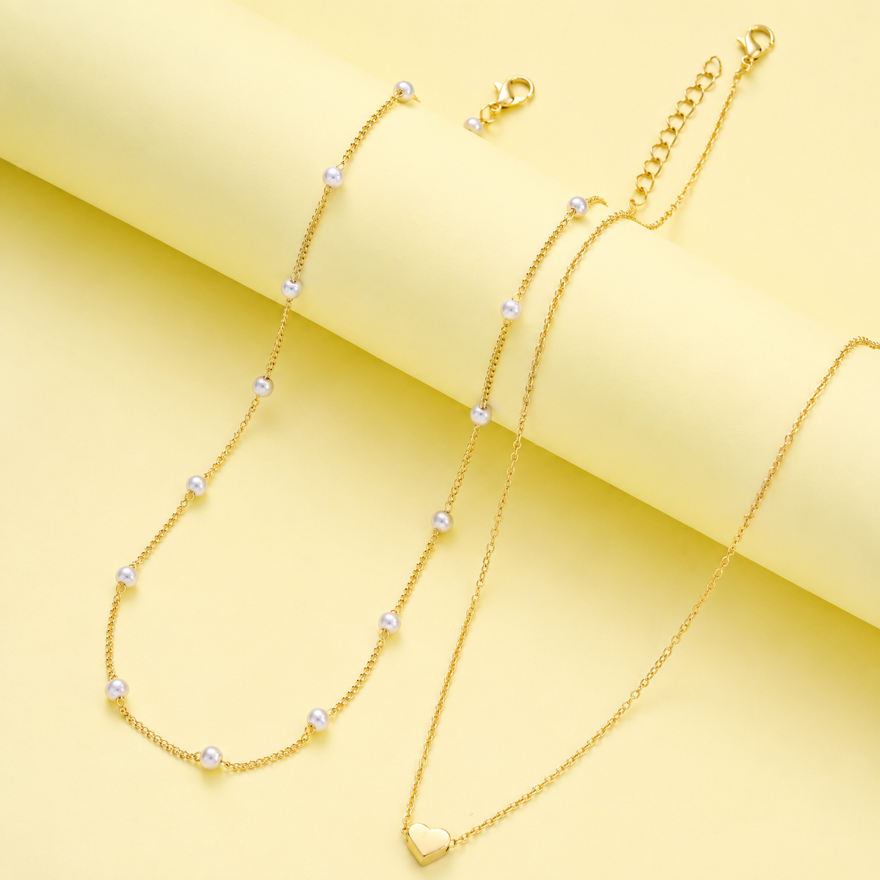 Corazón - Collar y Pulsera Set Elegancia