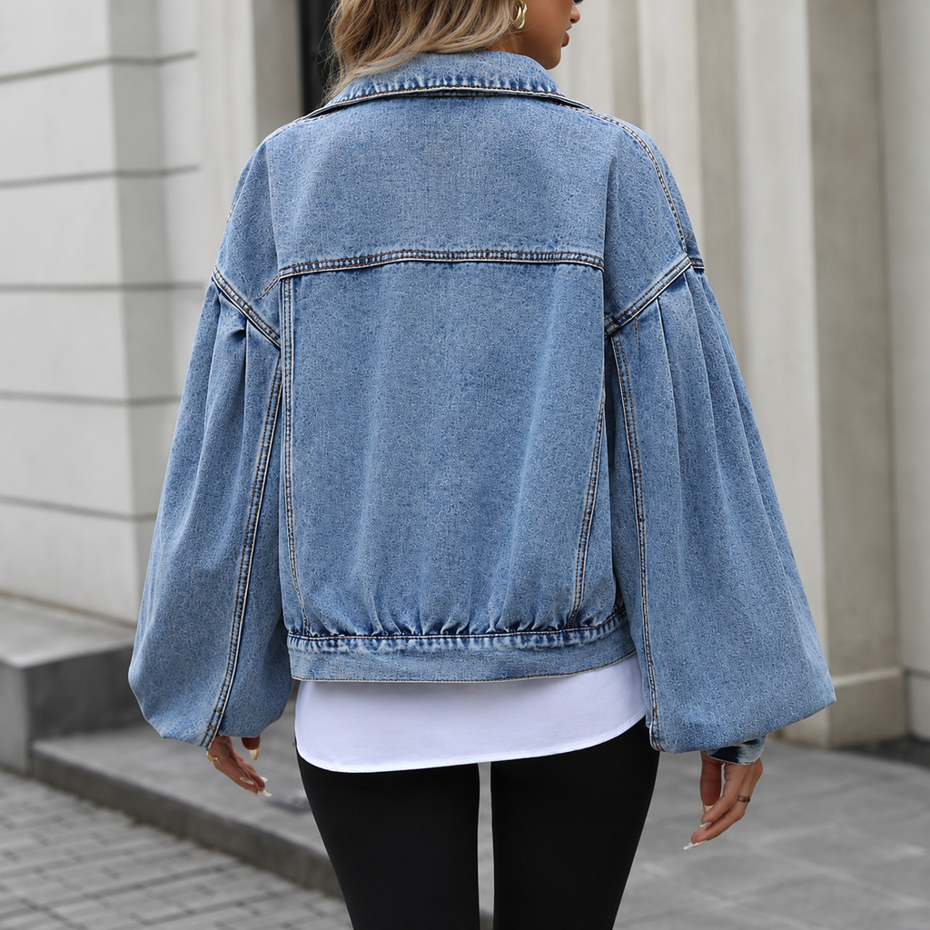 Inés - Chaqueta vaquera de algodón 100%