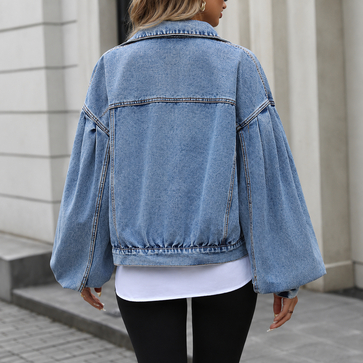 Inés - Chaqueta vaquera de algodón 100%