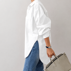 Susi - Camisa de manga larga con solapa