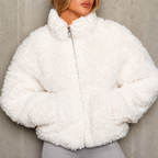 Lena - Chaqueta corta de lana de borrego