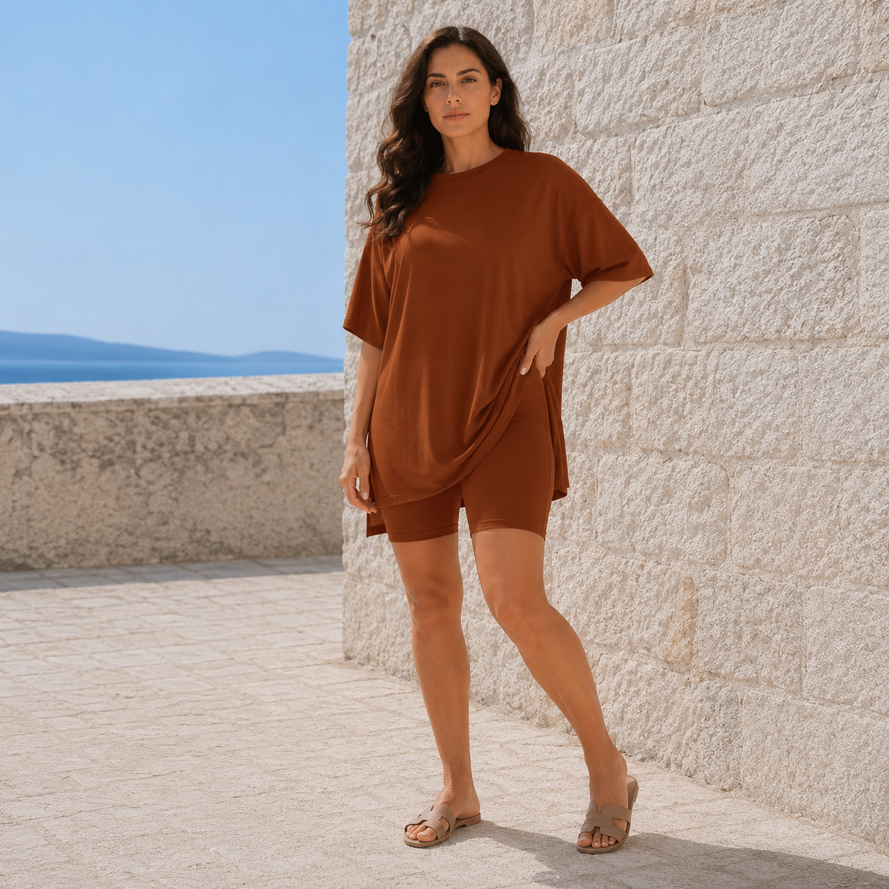 Olivia - Conjunto casual de 2 piezas