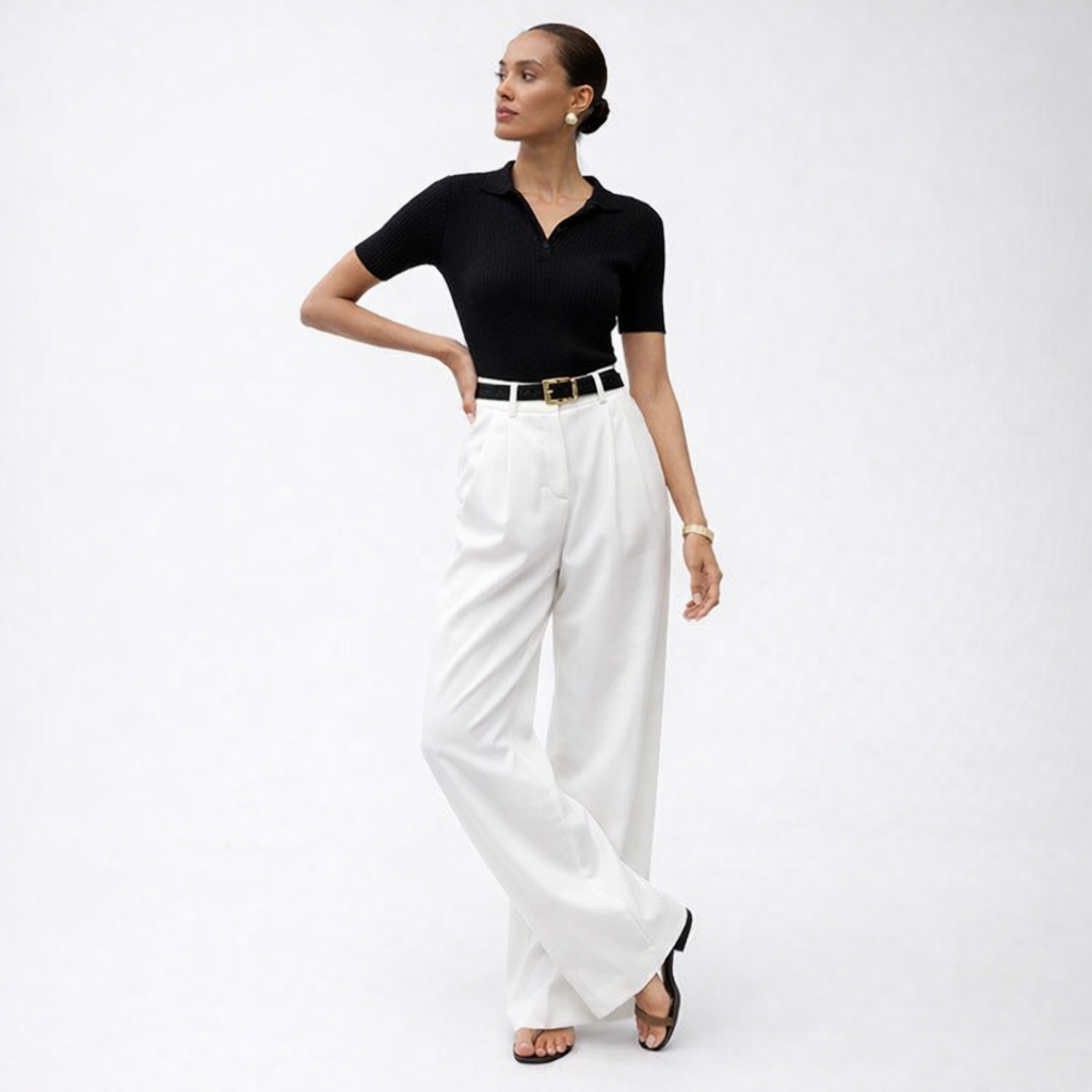 Laura – Jeans Wide Leg de Tiro Alto Elegantes y Cómodos