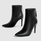 Briana – Botines de polipiel con tacón de aguja