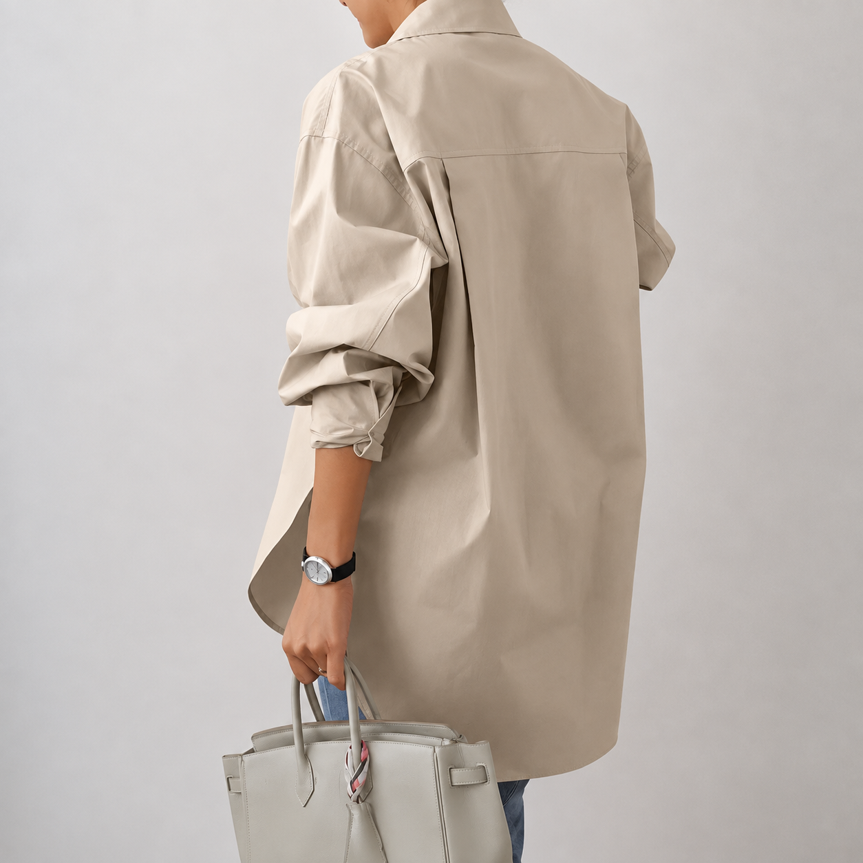 Susi - Camisa de manga larga con solapa