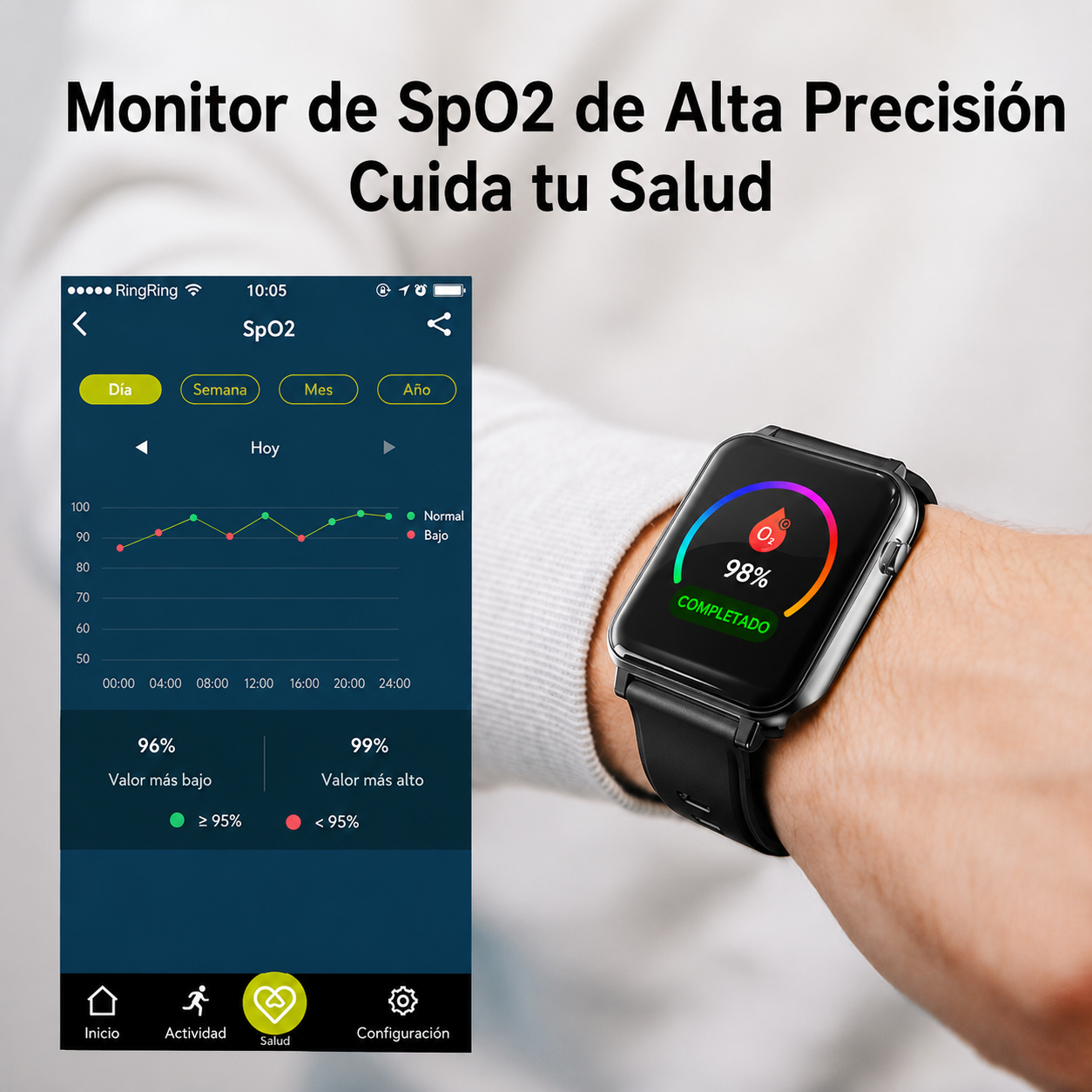 Emma - Reloj Inteligente con Pantalla AMOLED