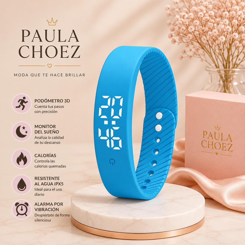 Sonia - Reloj Inteligente Con Monitor del Sueño y Alarma por Vibración