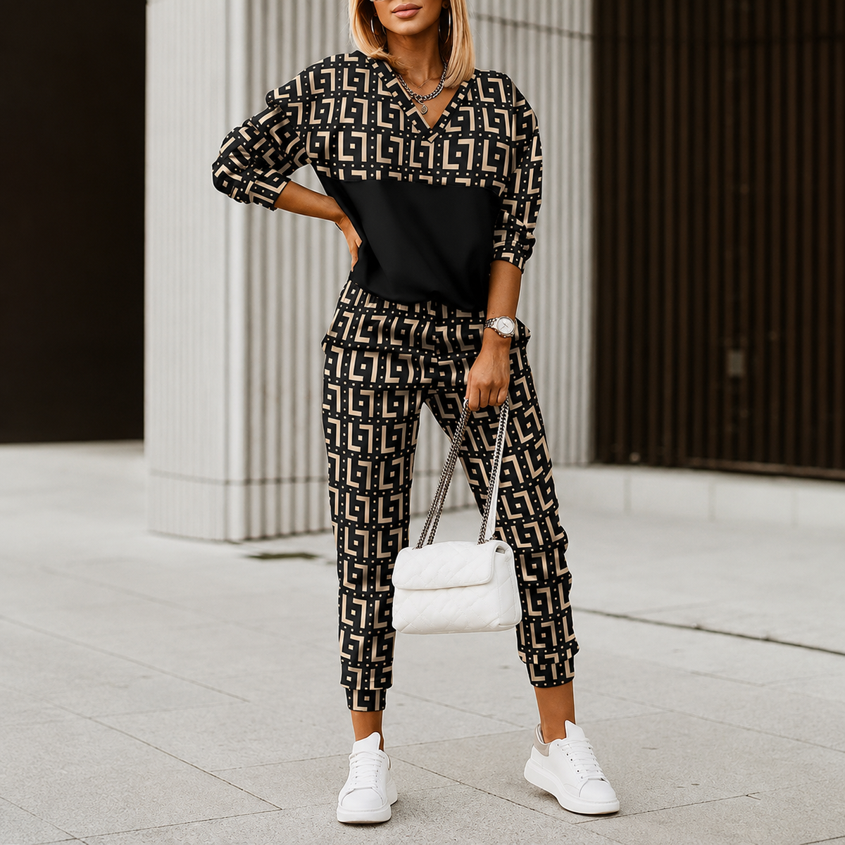 Dora - conjunto de pantalón estampado