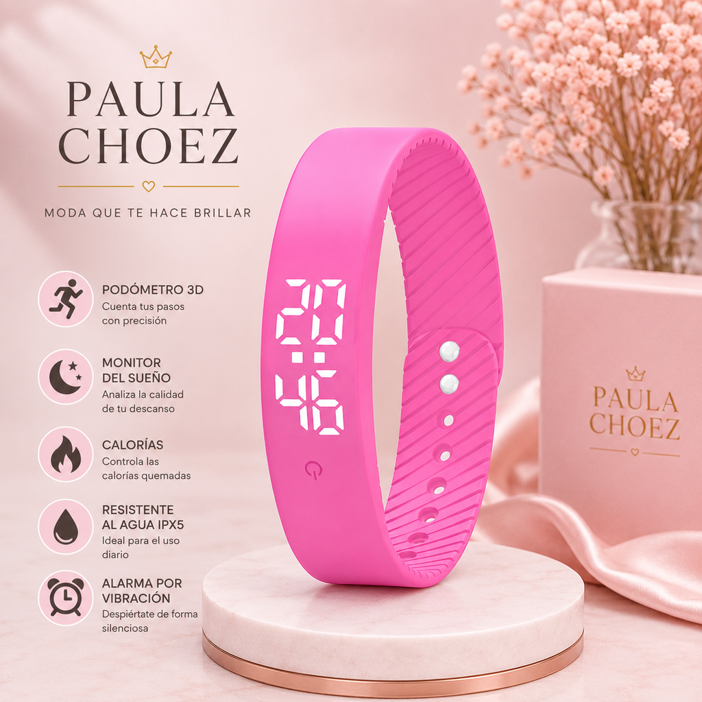 Sonia - Reloj Inteligente Con Monitor del Sueño y Alarma por Vibración