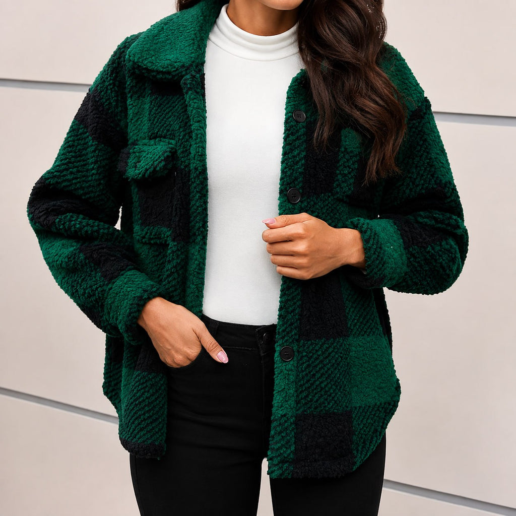 Micaela - Chaqueta de chenilla con mangas princesa